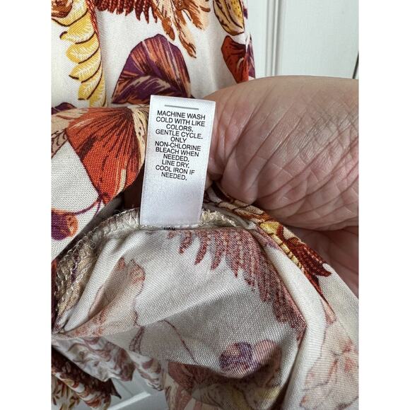 Cato Kimono Topper Bohemian Fall Orange Brown Cover up 18/20W - Picture 8 of 8